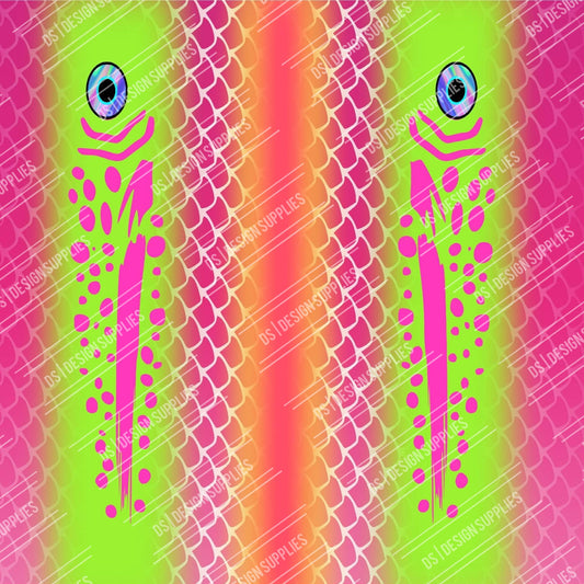 Pink Fish Lure  - Tumbler Wrap