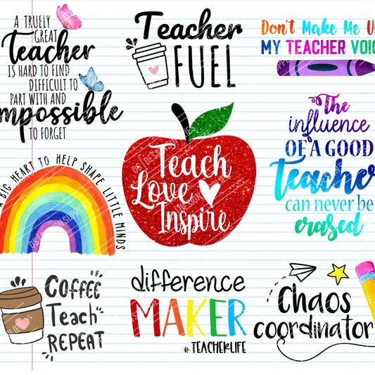 Teach Love Inspire - Tumbler Wrap