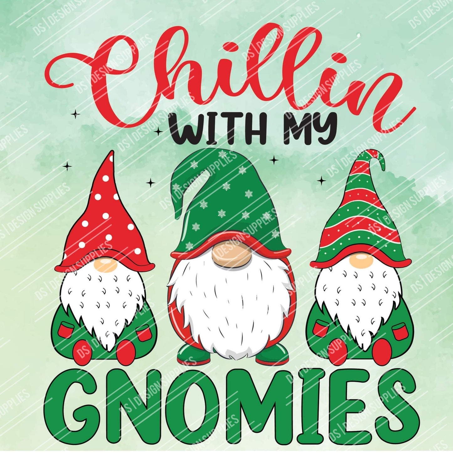 Christmas Gnomies - Tumbler Wrap
