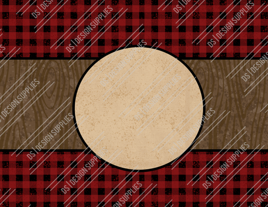 Lumberjack Tumbler - Red- Tumbler Wrap