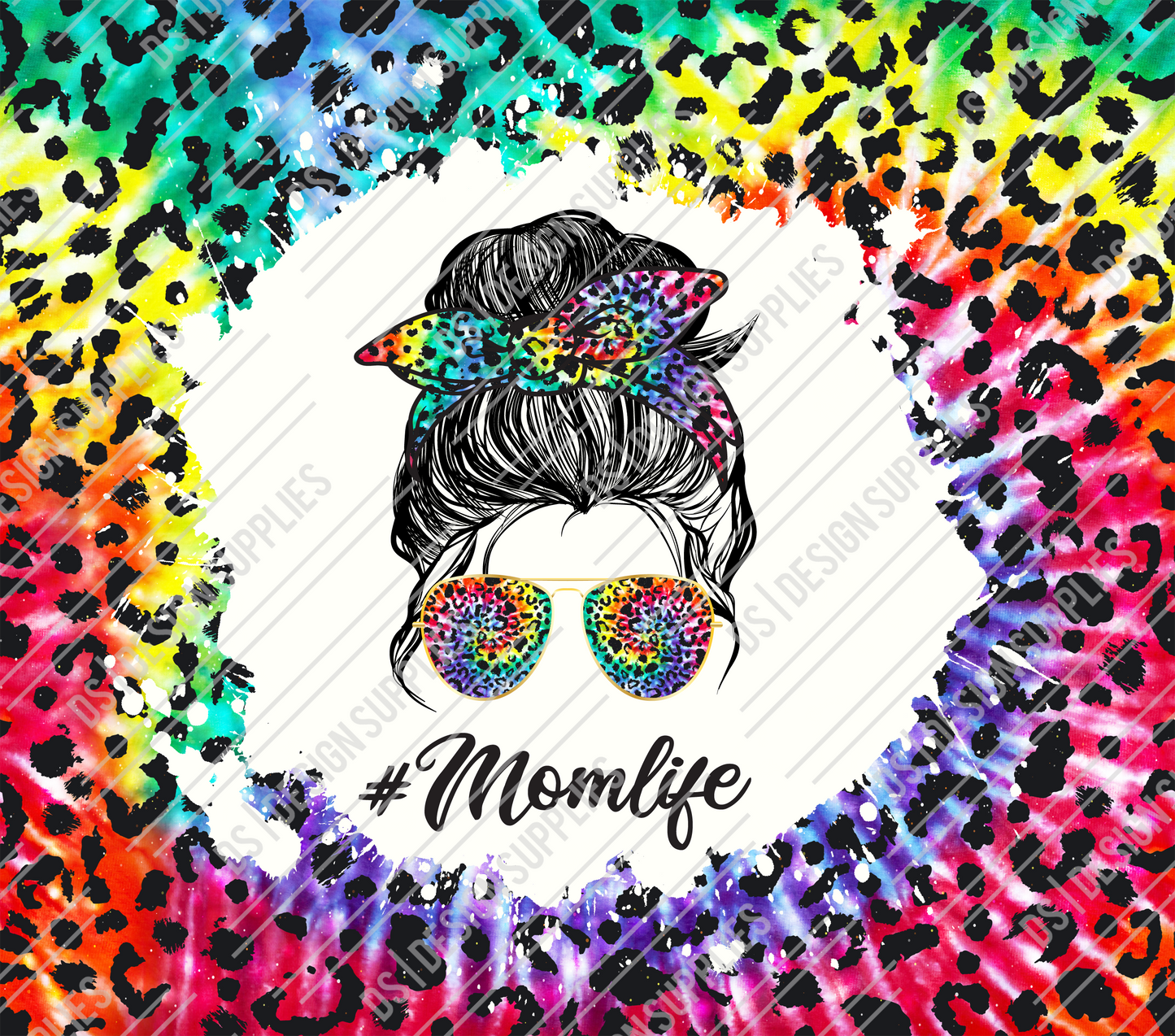 #momlife - Rainbow - Tumbler Wrap