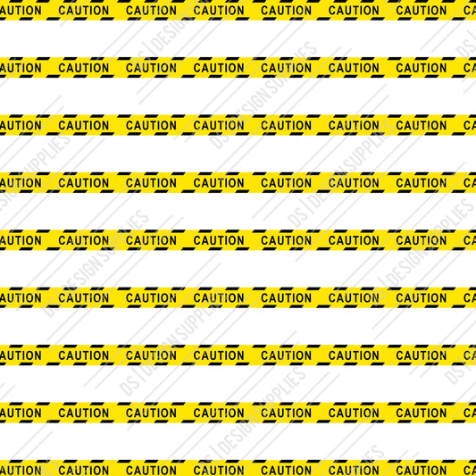 Caution Tape - Tumbler Wrap