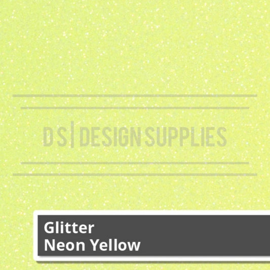 Glitter 2 - Neon Yellow