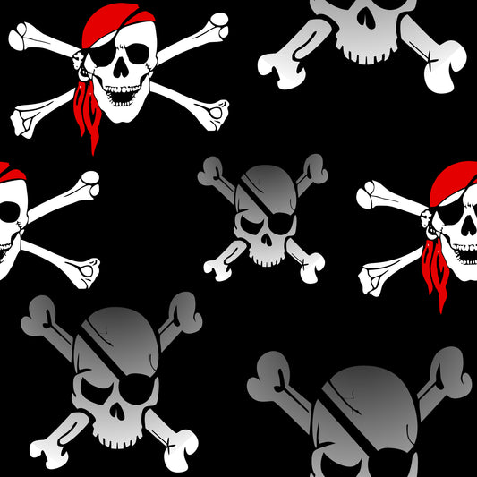 Pirate Skull Red