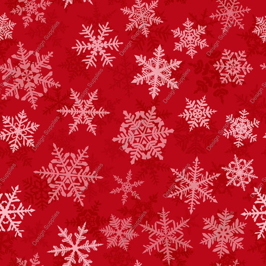 Snowflakes - Red