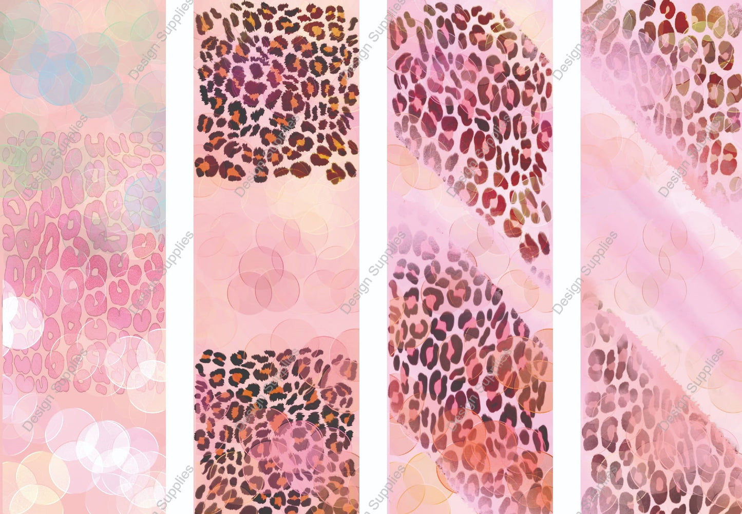 Sweet Pink Leopard - Pen Wraps