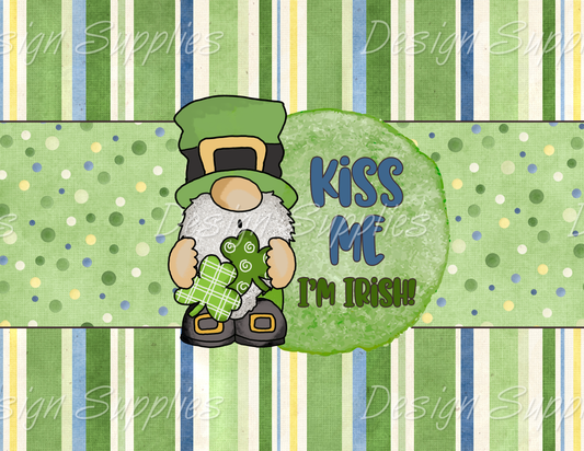 Tumbler Wrap - Kiss me I'm Irish