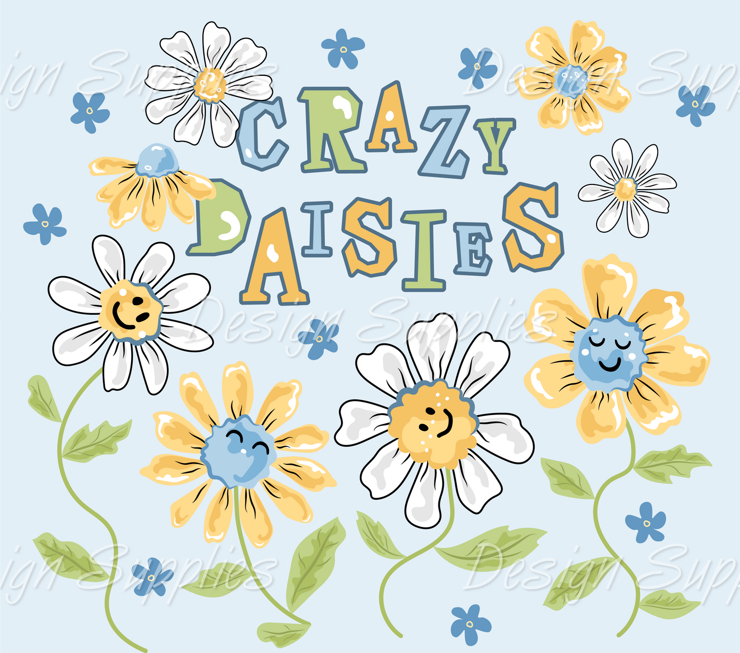 Tumbler Wrap - Crazy Daisy