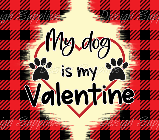 Tumbler Wrap - Dog Valentine