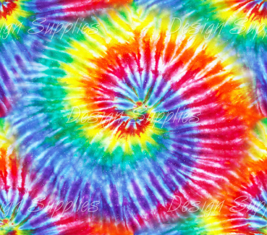 Tumbler Wrap - Rainbow tie dye