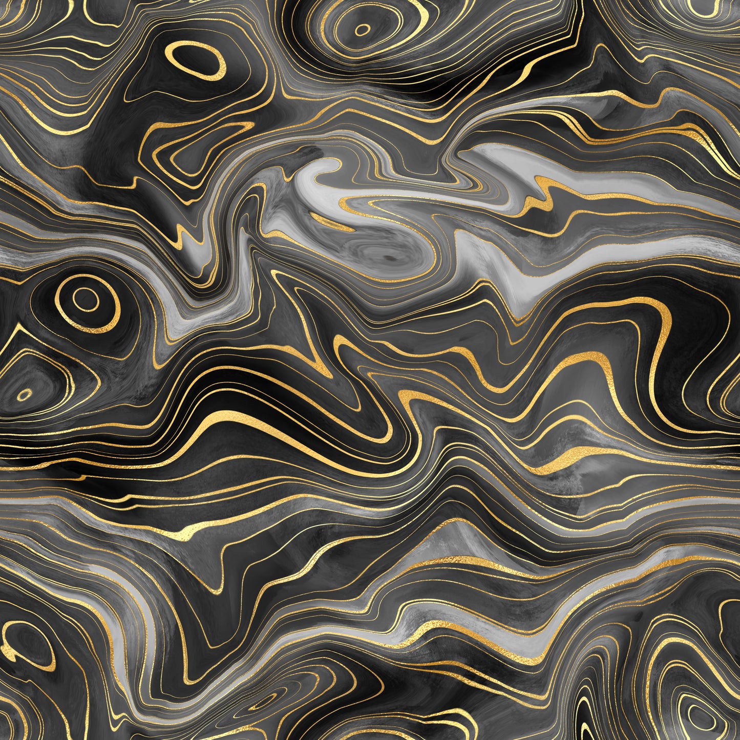 Black and Gold Strata - 2