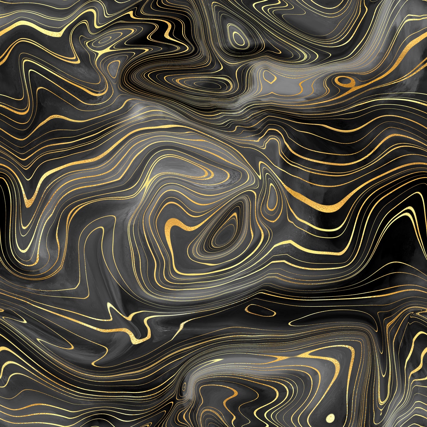 Patterned Vinyl - Black and Gold Strata - 5