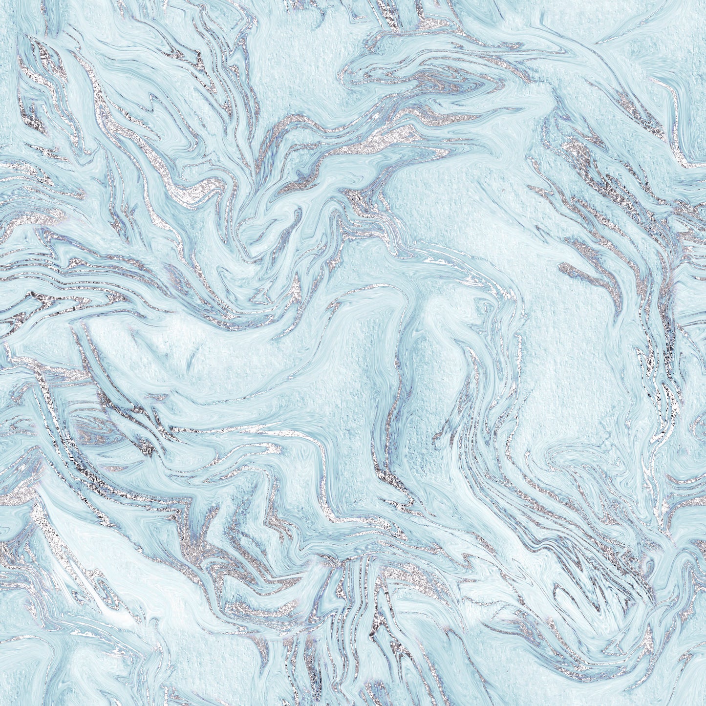 Blue and Silver Marble - 5