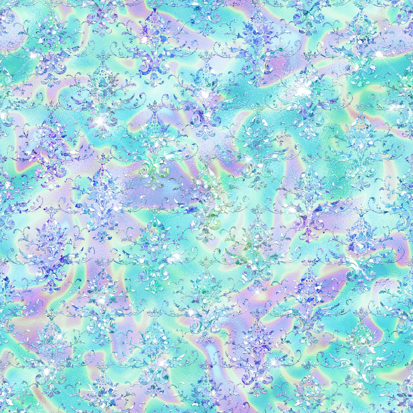 Iridescent Damask - 3