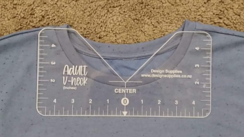 Adult V Neck Shirt Alignment Acrylic