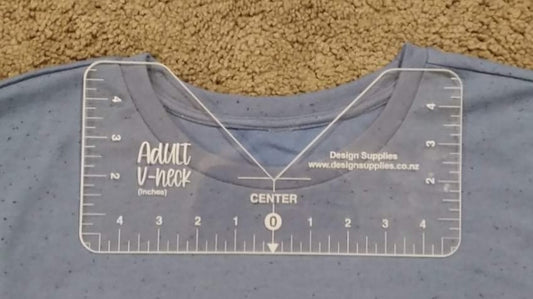 Adult V Neck Shirt Alignment Acrylic